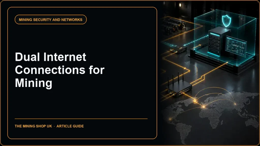 Using Two Internet Connections to Reduce Mining Downtime article guide cover