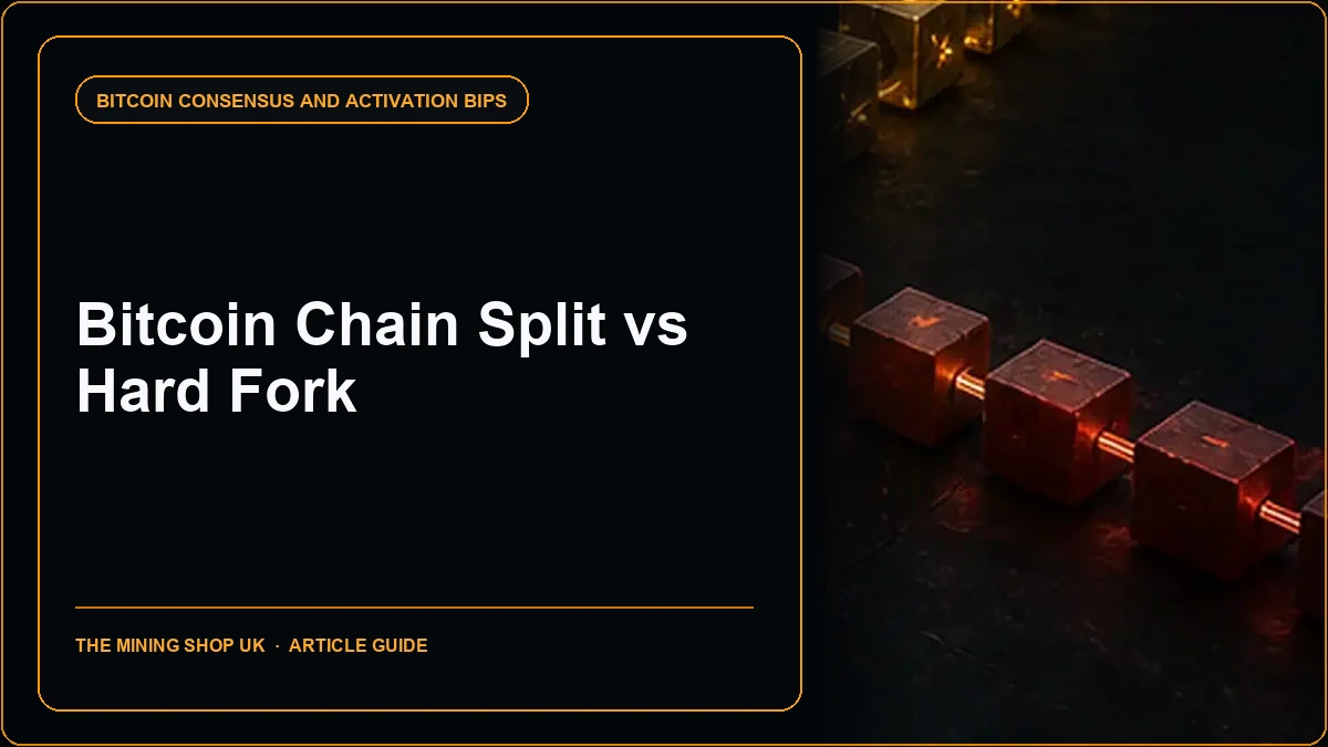 Bitcoin Chain Split vs Hard Fork: What Miners Need to Know