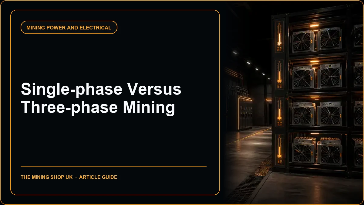Single-Phase Versus Three-Phase Power for ASIC Mining