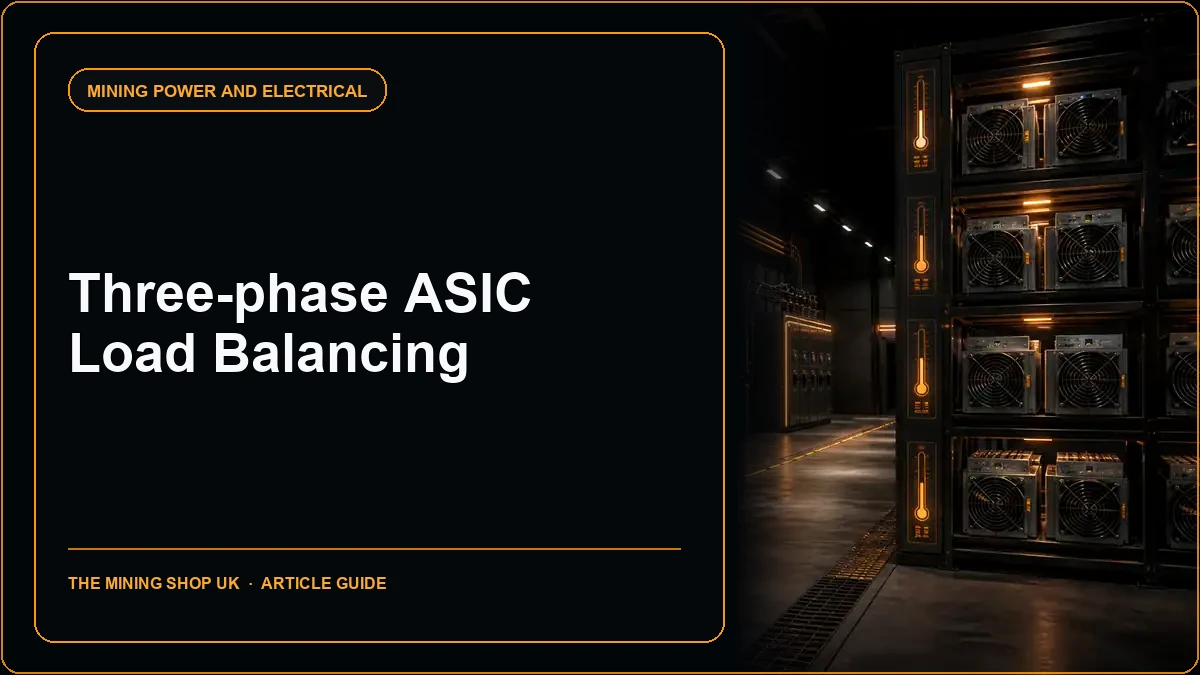Phase Balancing a Three-Phase ASIC Mining Supply