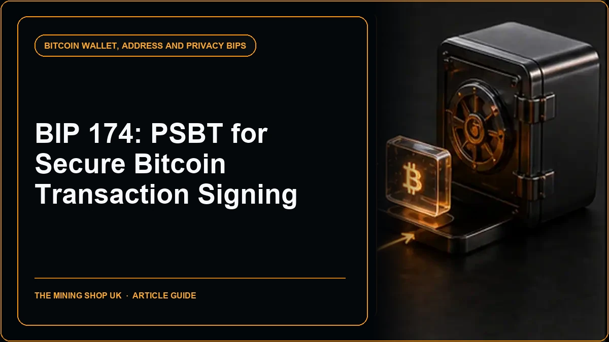 BIP 174 PSBT Explained for Secure Bitcoin Transaction Signing