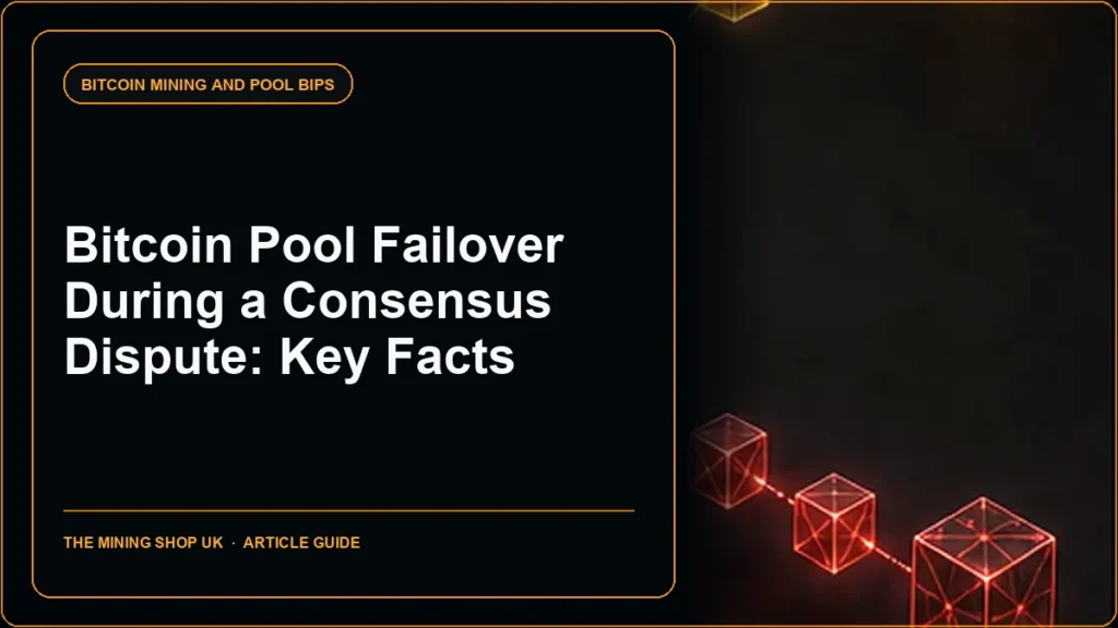 Bitcoin pool failover during a consensus dispute guide cover