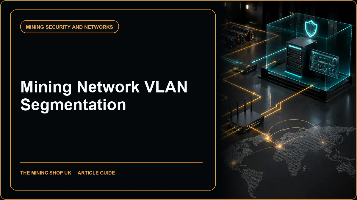 Separate Mining, Management and Node Networks With VLANs
