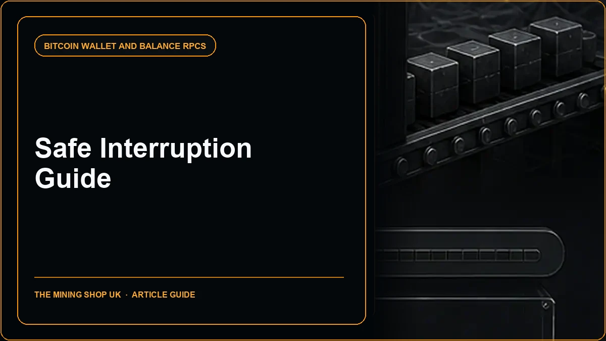 Bitcoin Core abortrescan RPC: Safe Interruption Guide