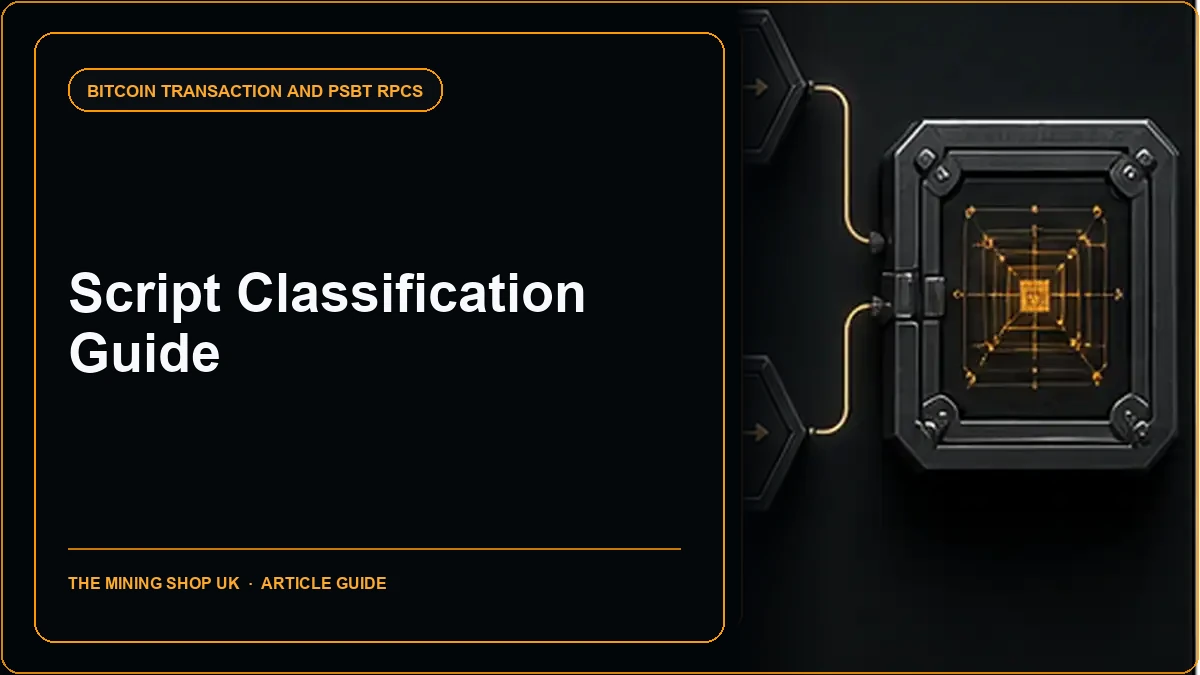 Bitcoin Core decodescript RPC: Script Classification Guide