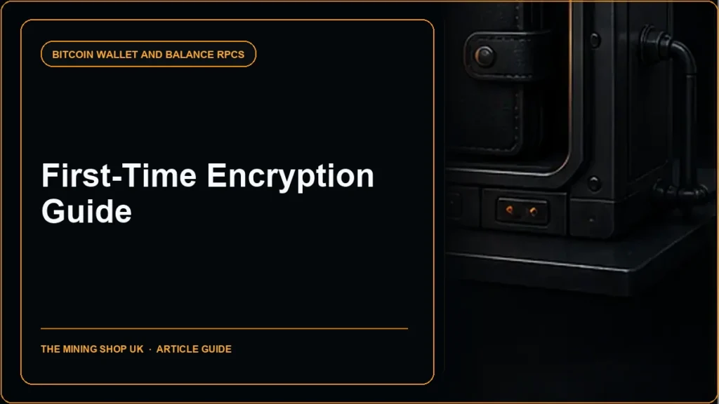Bitcoin Core encryptwallet RPC guide cover