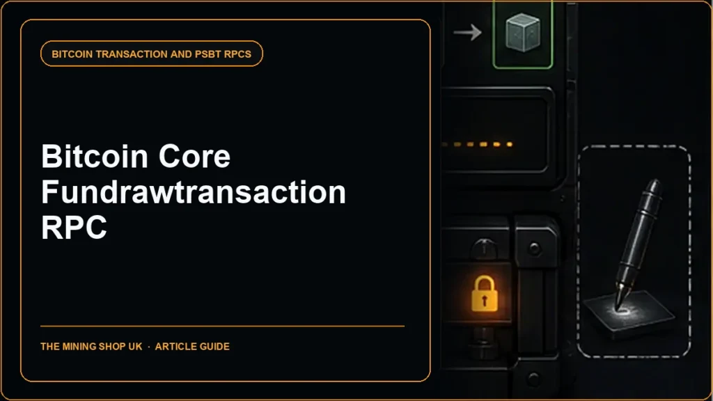 Bitcoin Core fundrawtransaction RPC guide cover