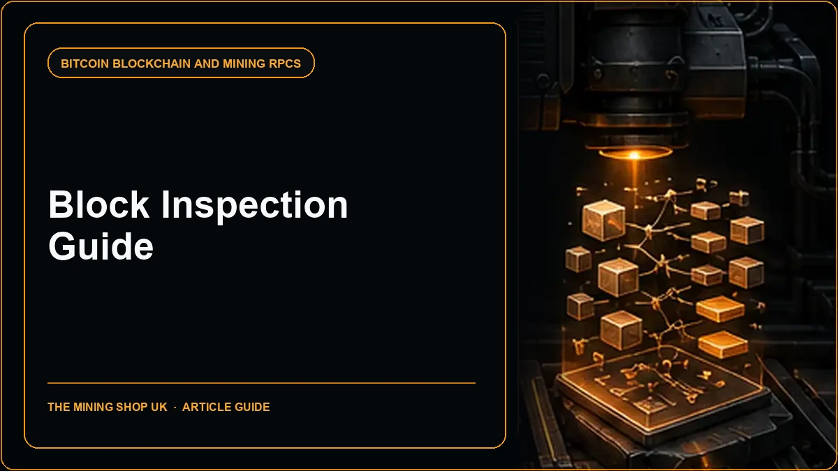 Bitcoin Core getblock RPC: Block Inspection Guide