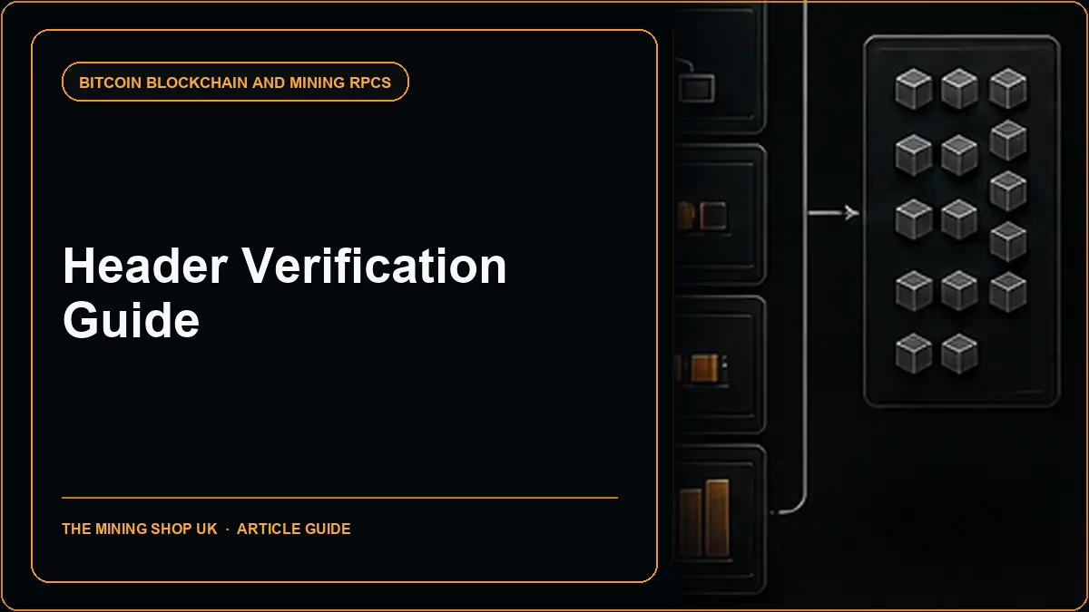 Bitcoin Core getblockheader RPC: Header Verification Guide
