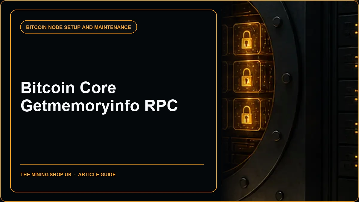 Bitcoin Core getmemoryinfo RPC: Locked-Memory Guide