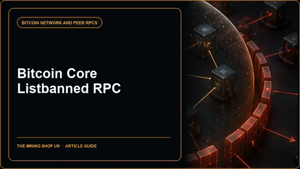Bitcoin Core listbanned RPC guide cover