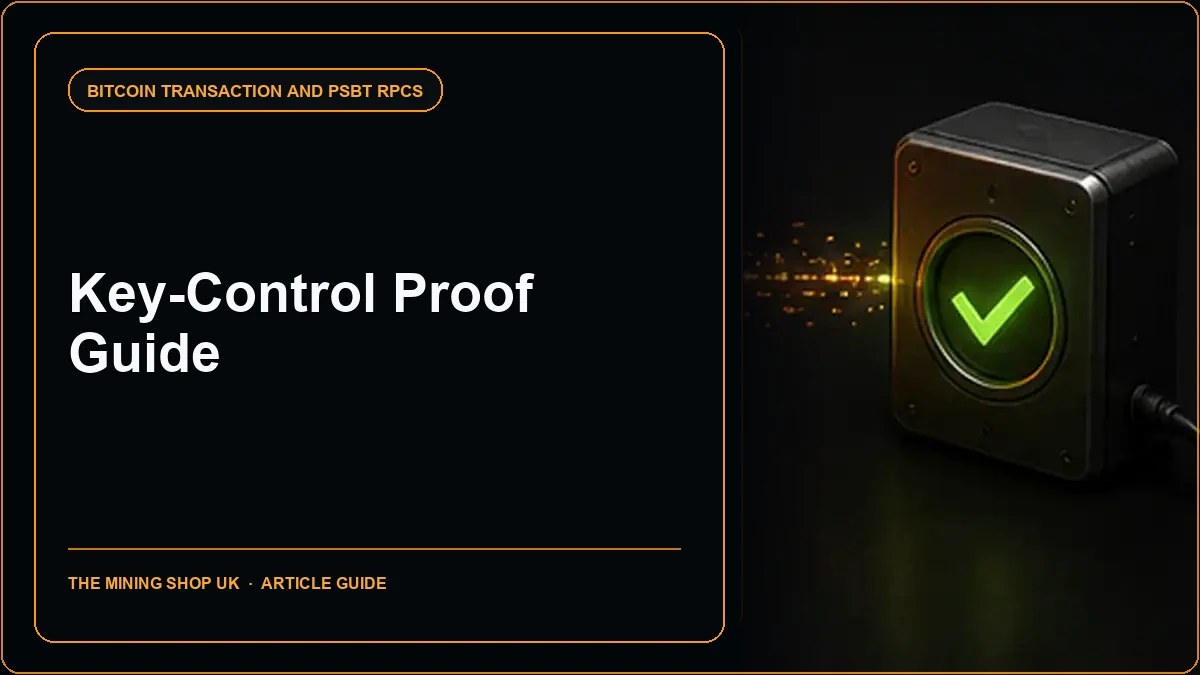 Bitcoin Core signmessage RPC: Key-Control Proof Guide