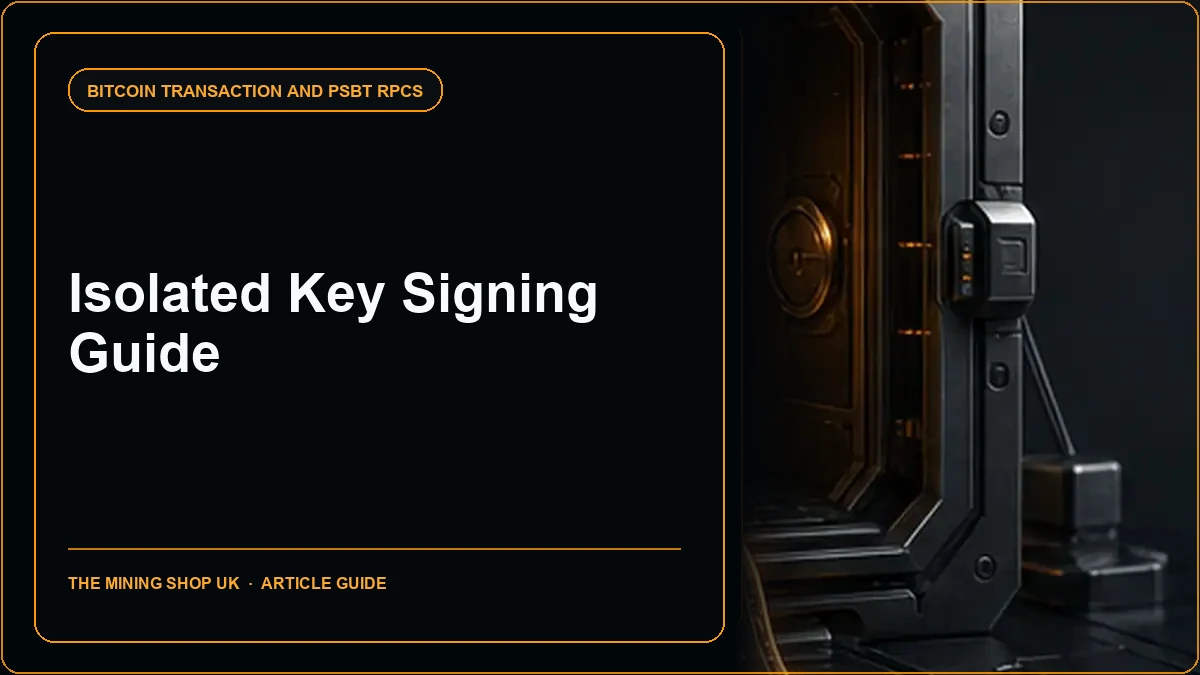 Bitcoin Core signmessagewithprivkey RPC: Isolated Key Signing Guide