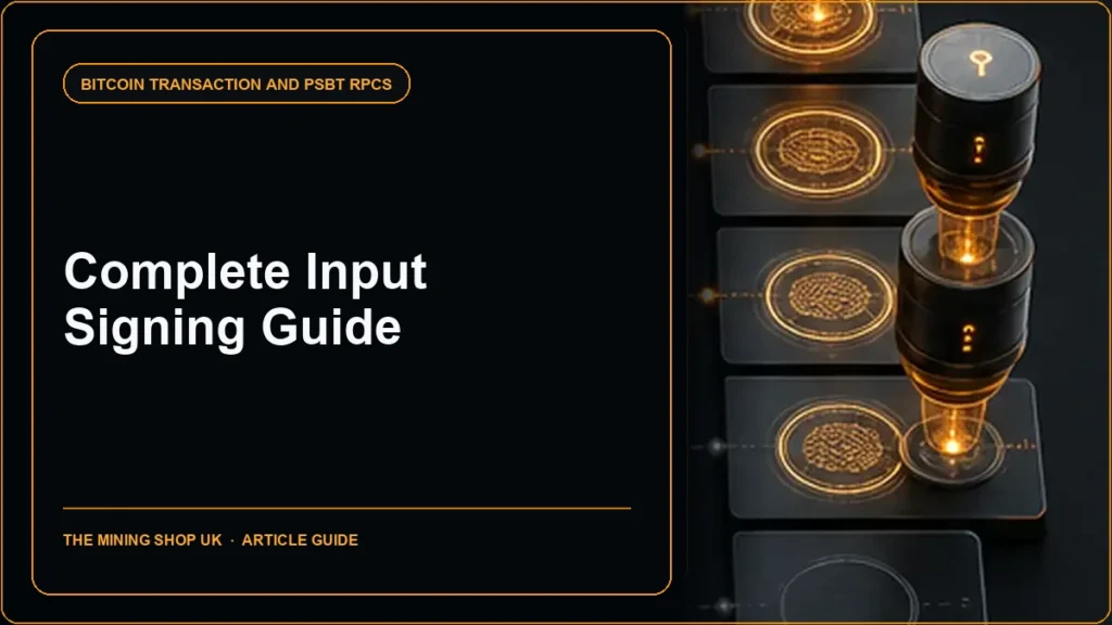 Bitcoin Core signrawtransaction RPC guide cover