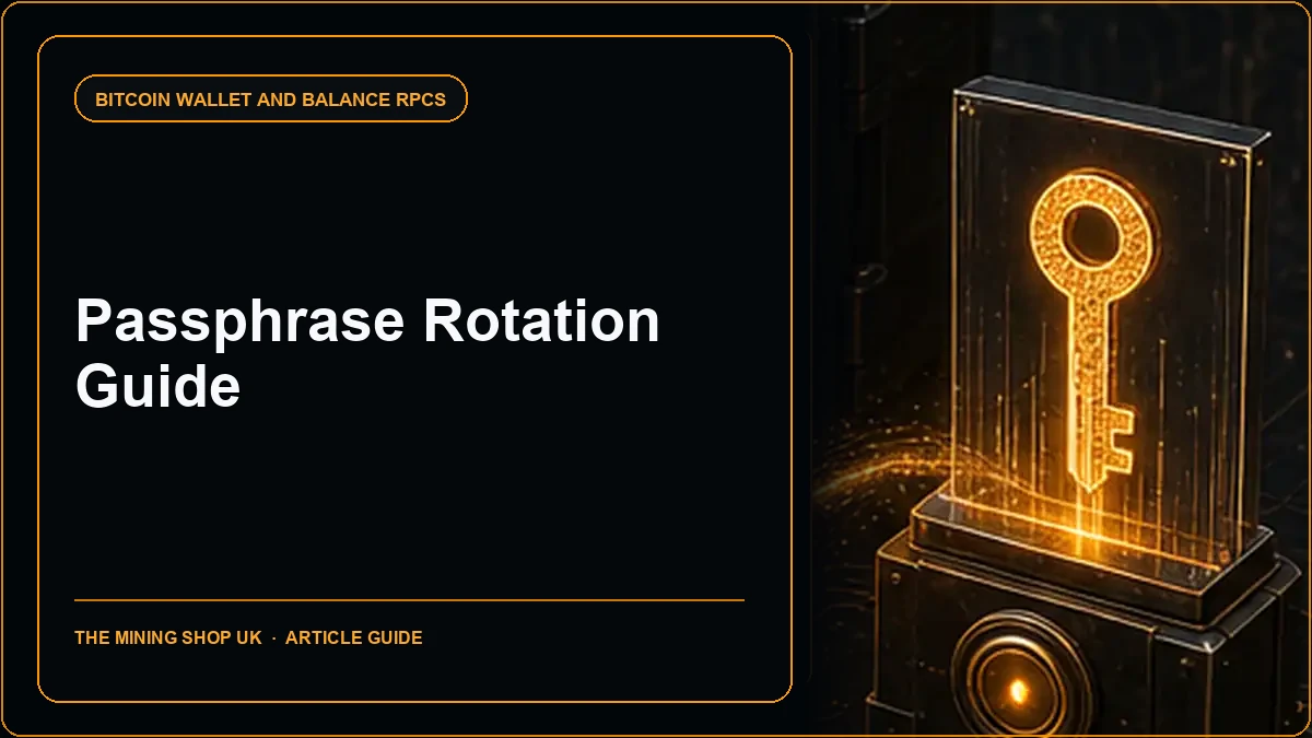 Bitcoin Core walletpassphrasechange RPC: Passphrase Rotation Guide