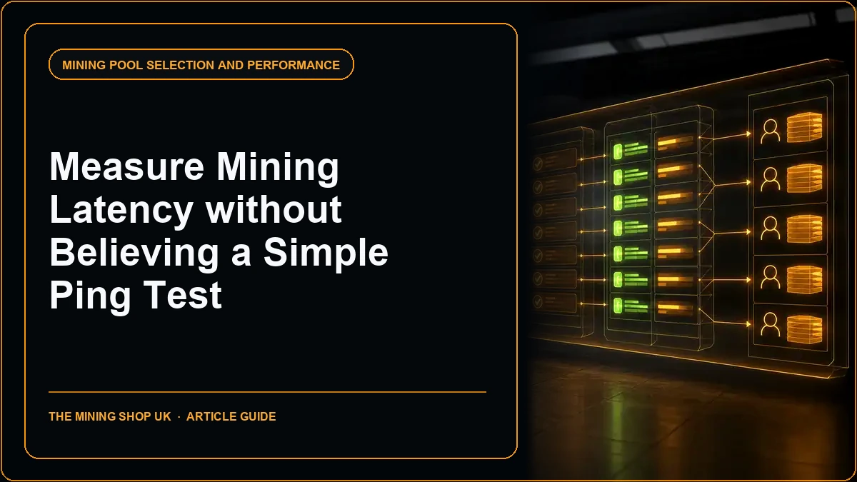 How to Measure Mining Latency Without Believing a Simple Ping Test