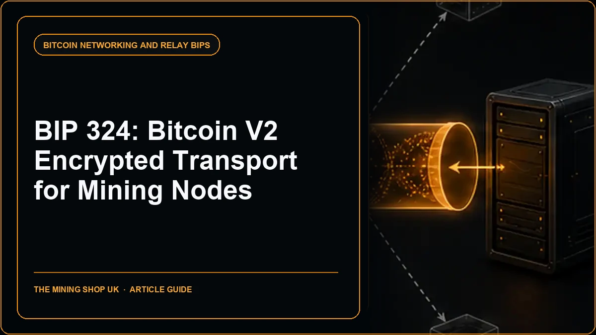 BIP 324 Explained: Bitcoin V2 Encrypted Transport for Mining Nodes