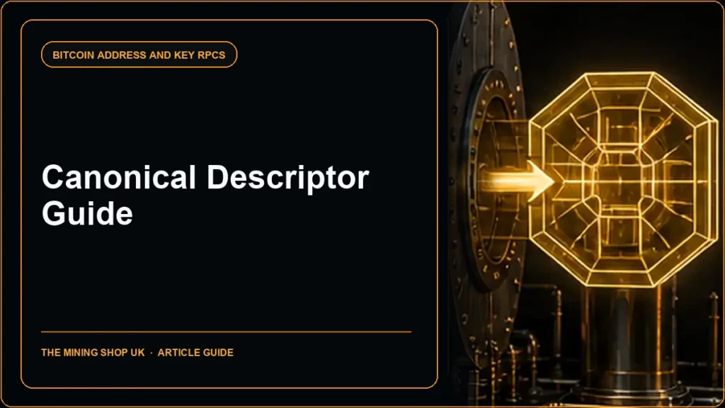 Bitcoin Core getdescriptorinfo RPC guide cover
