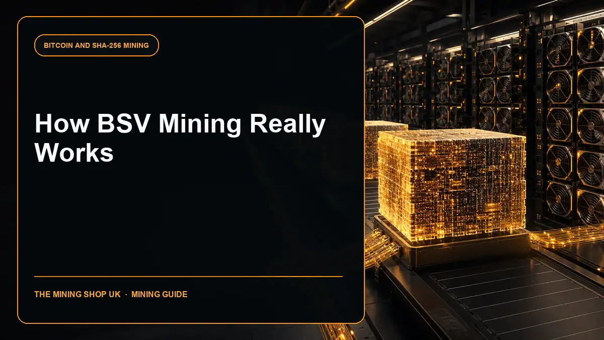 BSV Mining Explained: SHA-256 Hardware, Rewards and Risks