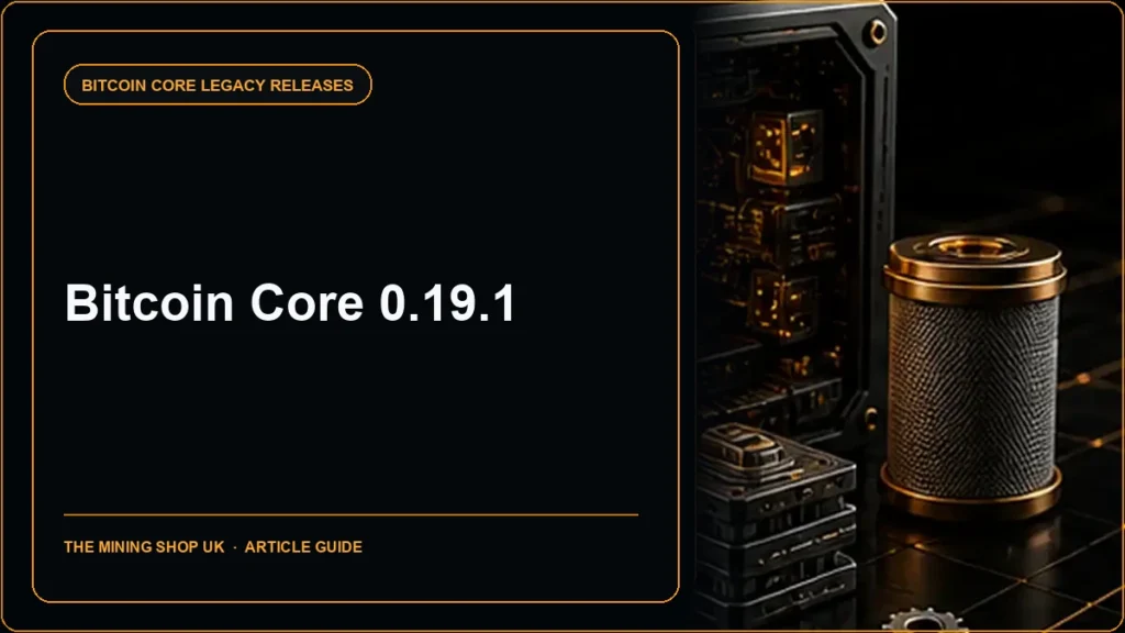 Bitcoin Core 0.19.1 release guide cover