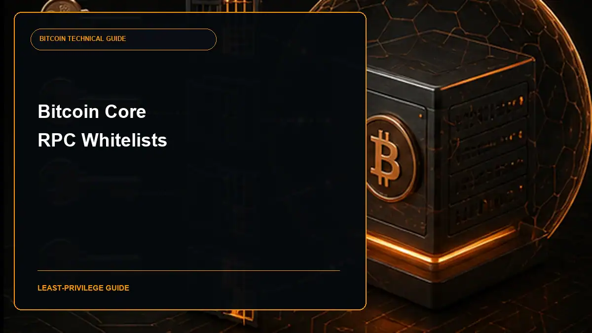 Bitcoin Core rpcwhitelist guide cover