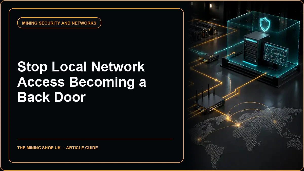 ASIC Miner API Security: Stop Local Network Access Becoming a Back Door
