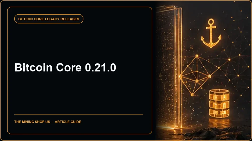 Bitcoin Core 0.21.0 release guide cover