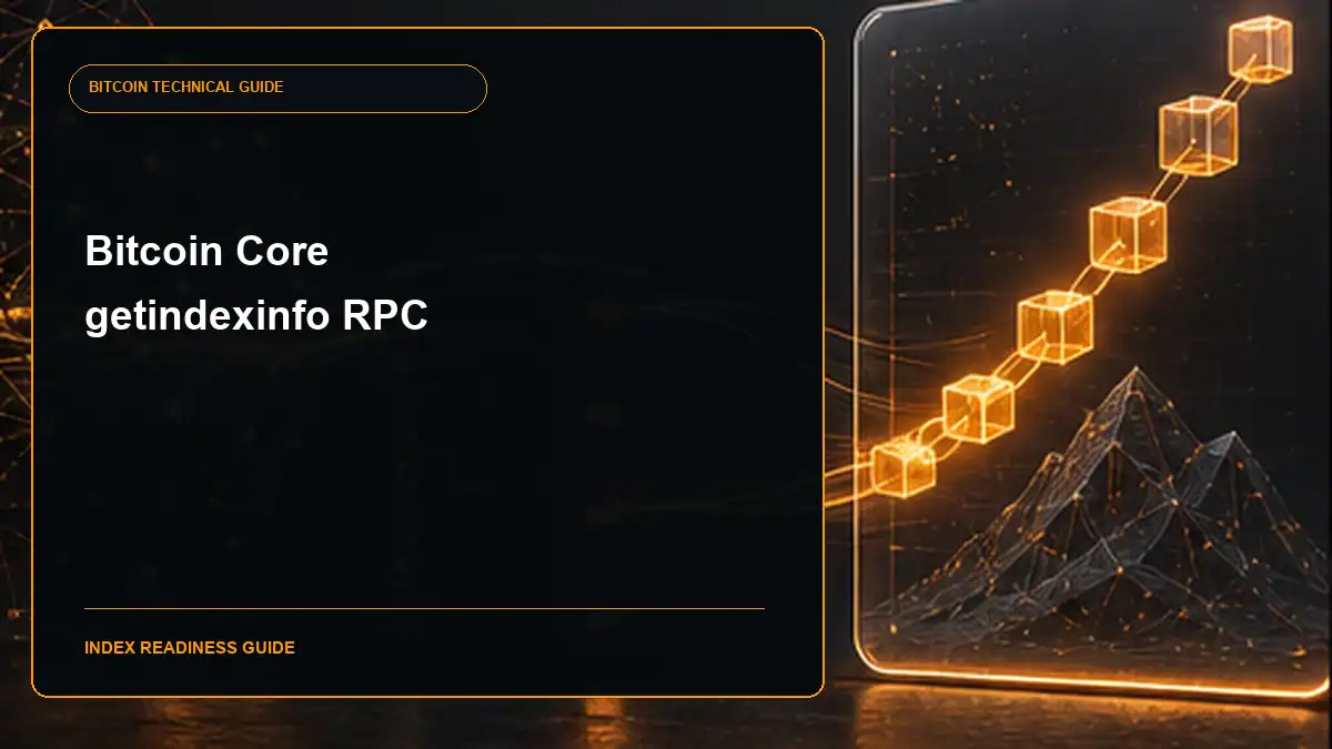 Bitcoin Core getindexinfo RPC guide cover