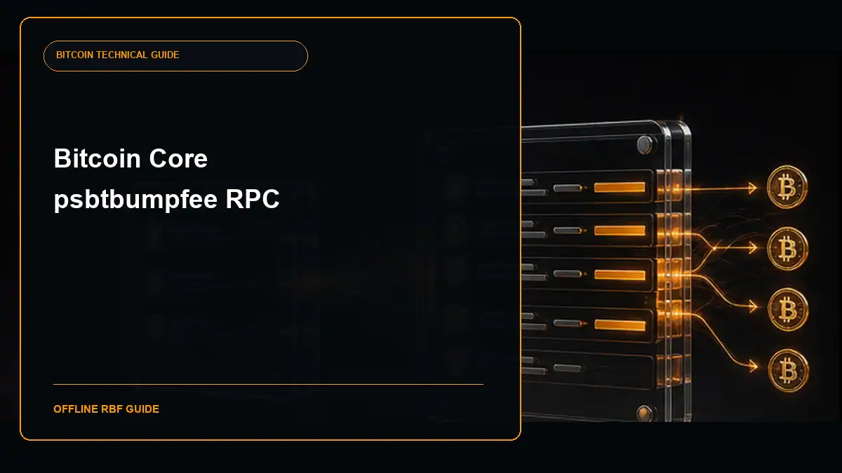 Bitcoin Core psbtbumpfee RPC guide cover