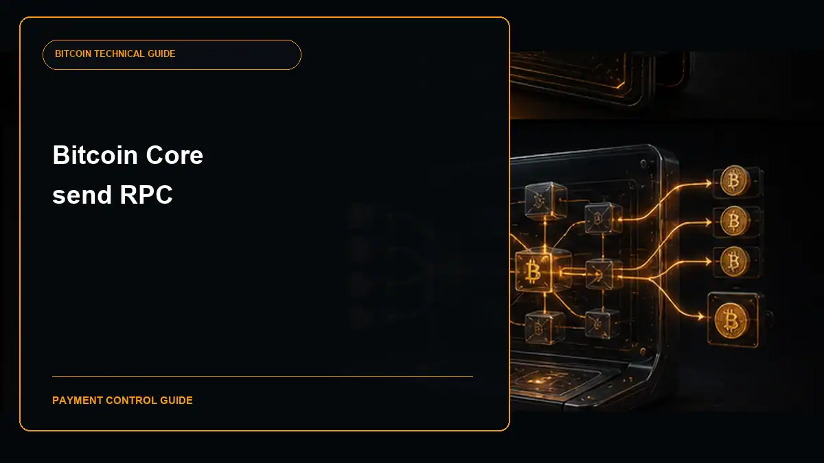 Bitcoin Core send RPC guide cover