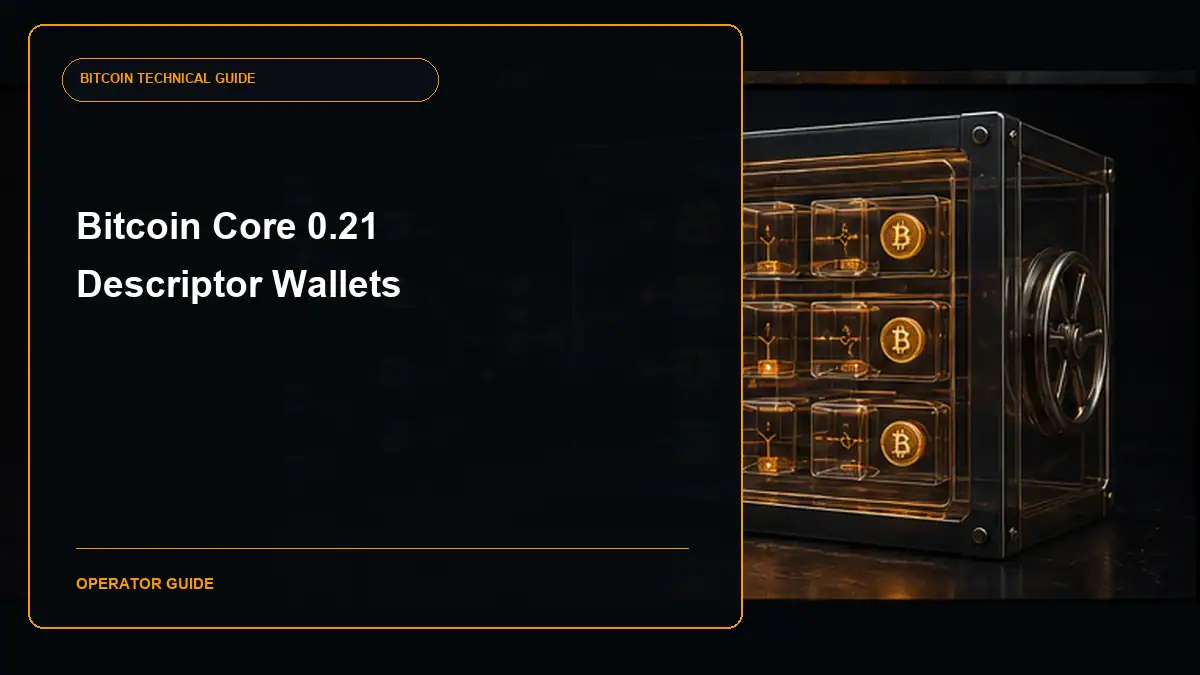 Bitcoin Core descriptor wallets guide cover