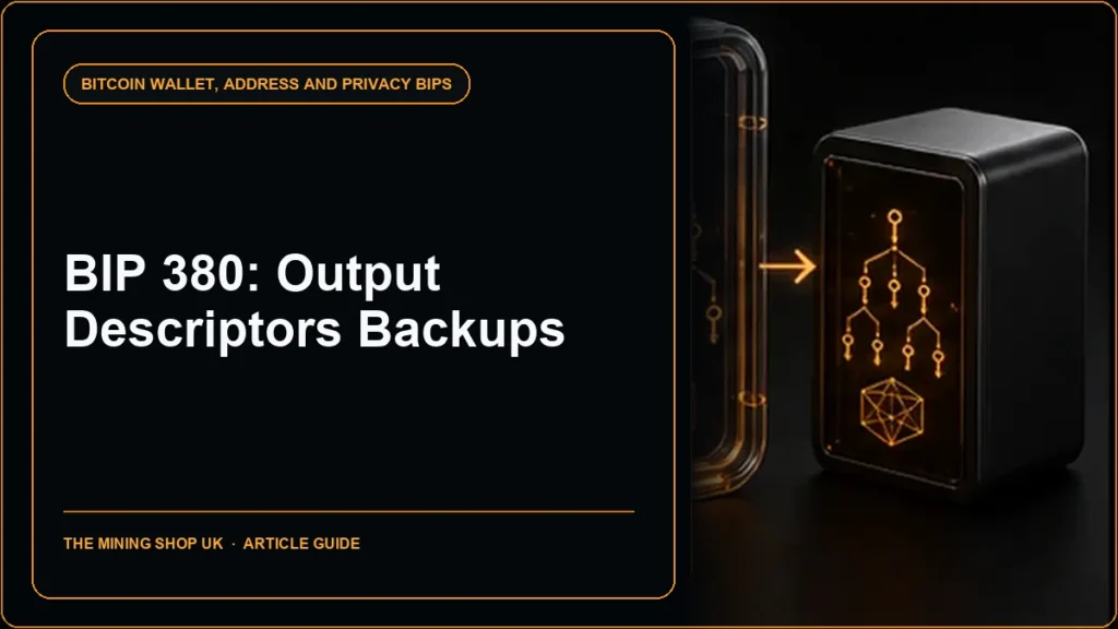 BIP 380 output descriptors guide cover