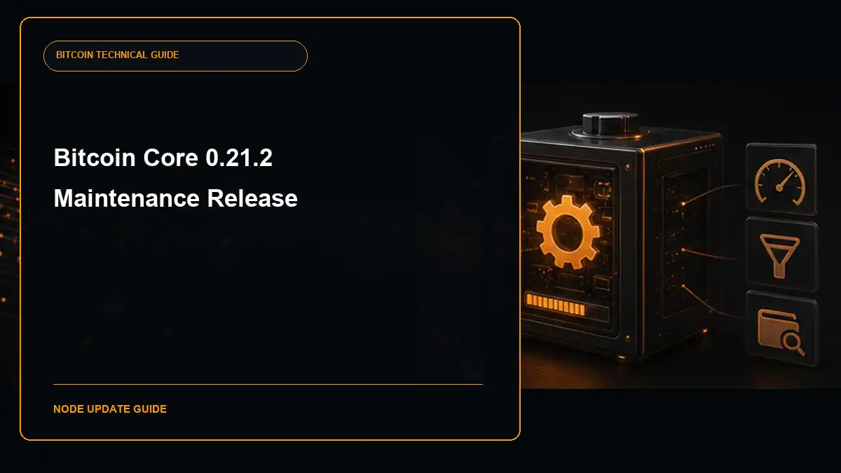 Bitcoin Core 0.21.2 release guide cover