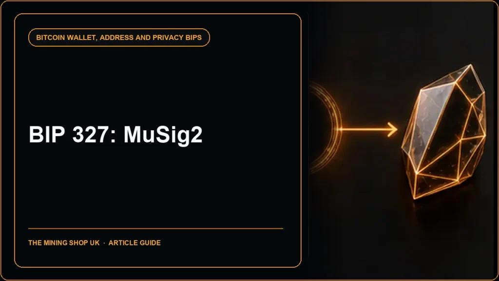 BIP 327 MuSig2 guide cover