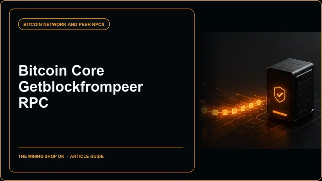 Bitcoin Core getblockfrompeer RPC guide cover