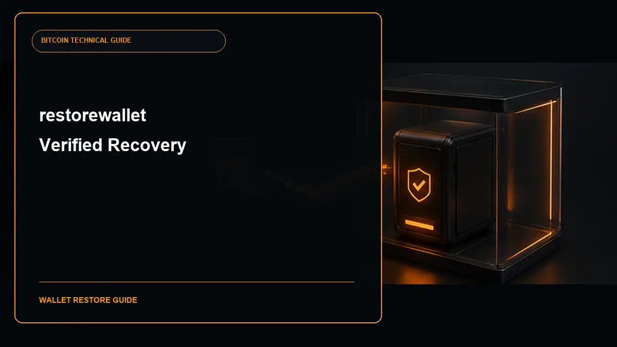 Bitcoin Core restorewallet RPC guide cover