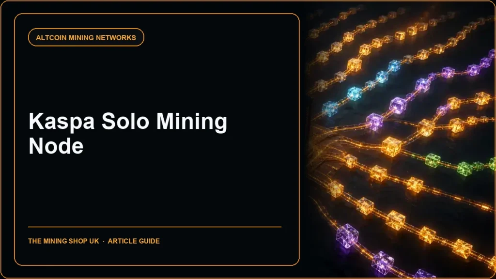 Kaspa Solo Mining With Your Own Node and Stratum Bridge article guide cover