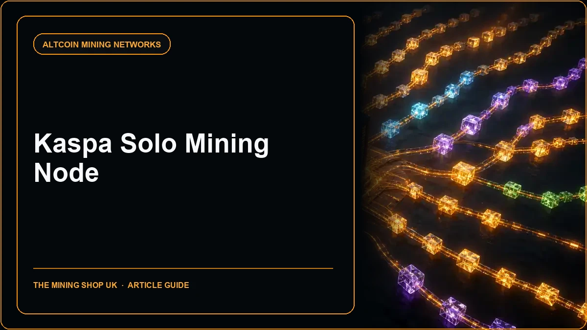 Kaspa Solo Mining With Your Own Node and Stratum Bridge