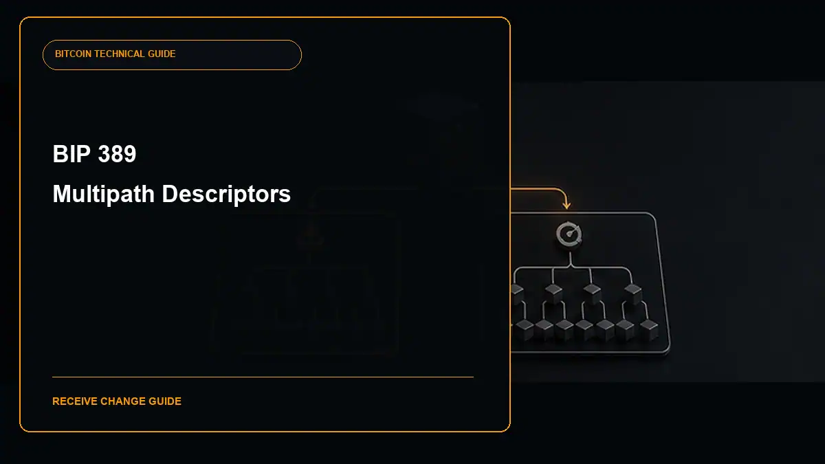 BIP 389 multipath descriptors guide cover