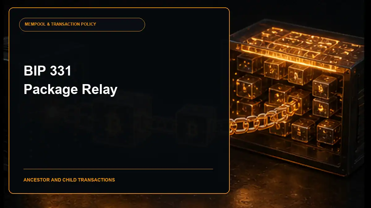BIP 331 package relay guide cover