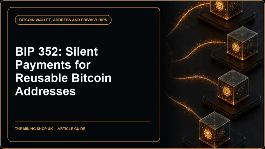 BIP 352 silent payments guide cover