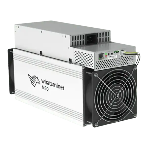 MicroBT Whatsminer M50 112Th SHA-256 Bitcoin Miner — main product view