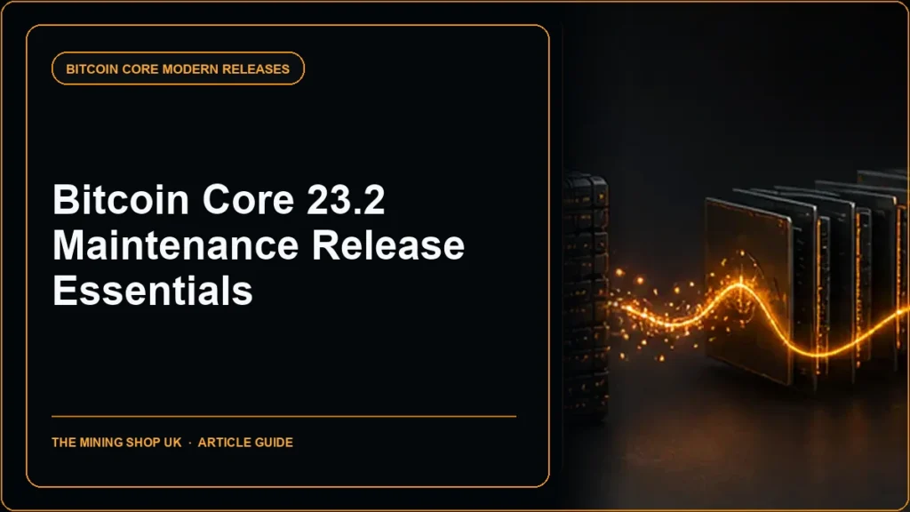 Bitcoin Core 23.2 release guide cover