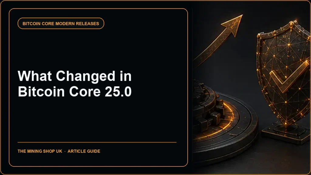 Bitcoin Core 25.0 release guide cover