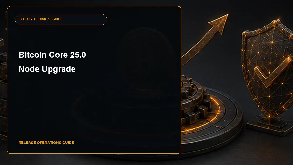 Bitcoin Core 25.0 release guide cover