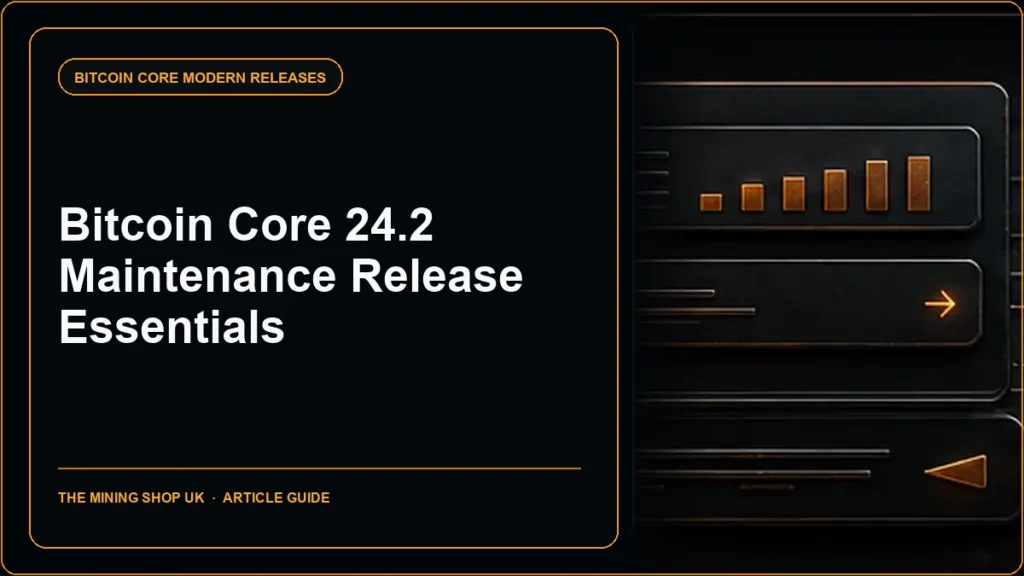 Bitcoin Core 24.2 release guide cover