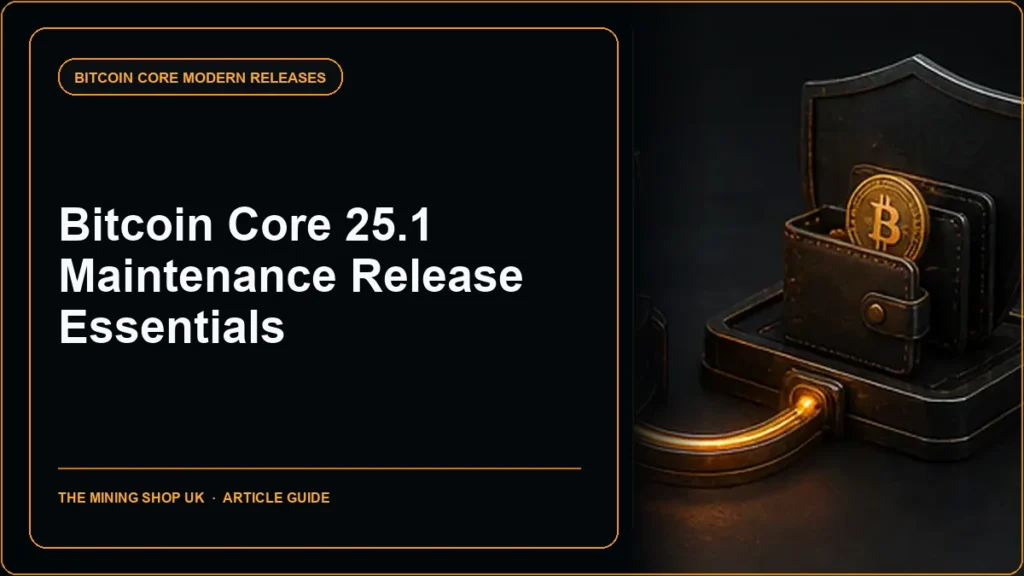 Bitcoin Core 25.1 release guide cover