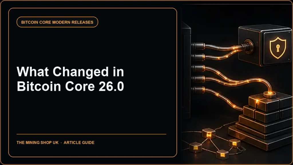 Bitcoin Core 26.0 release guide cover