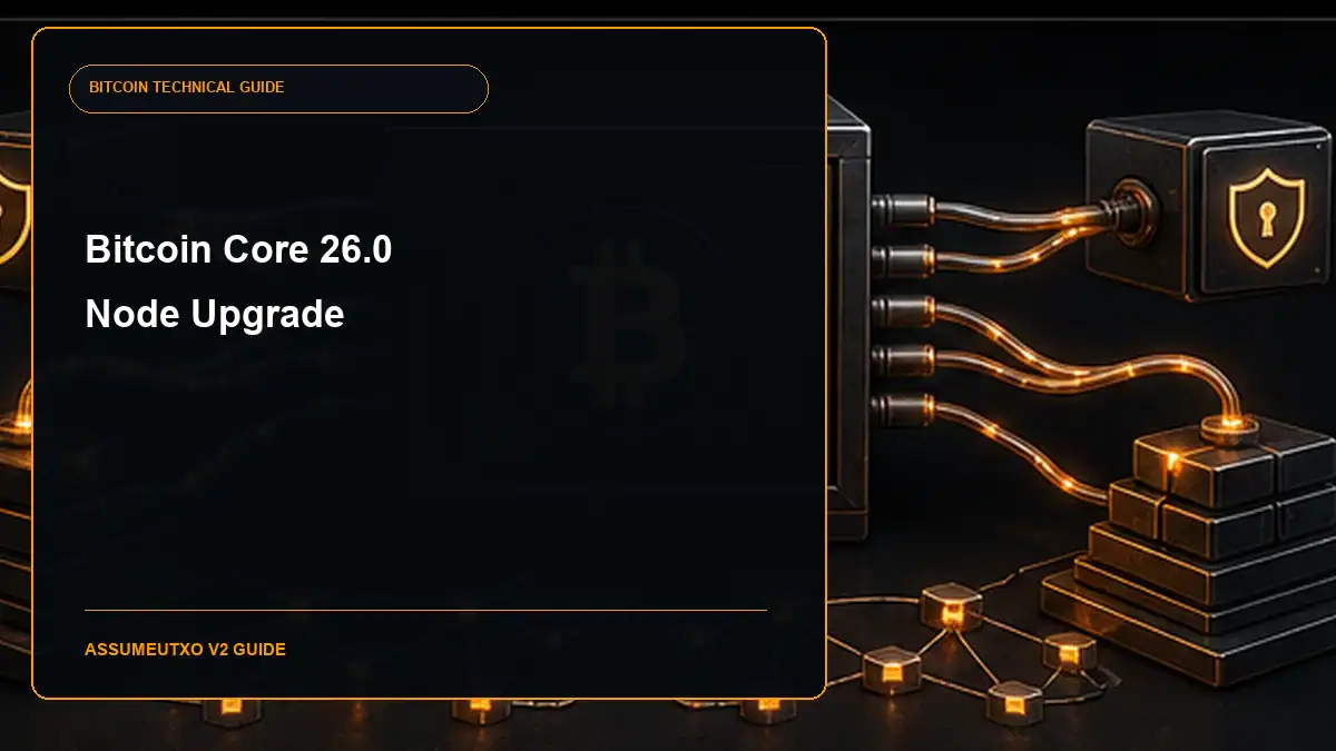 Bitcoin Core 26.0 release guide cover