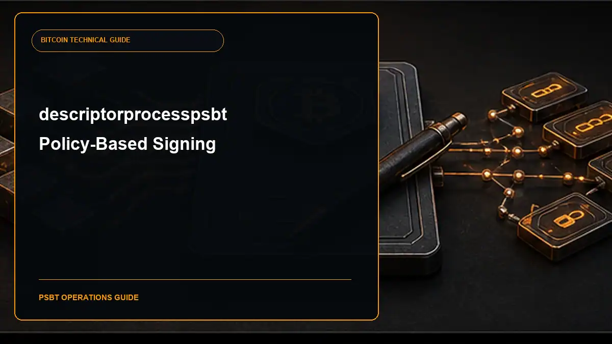 Bitcoin Core descriptorprocesspsbt RPC guide cover